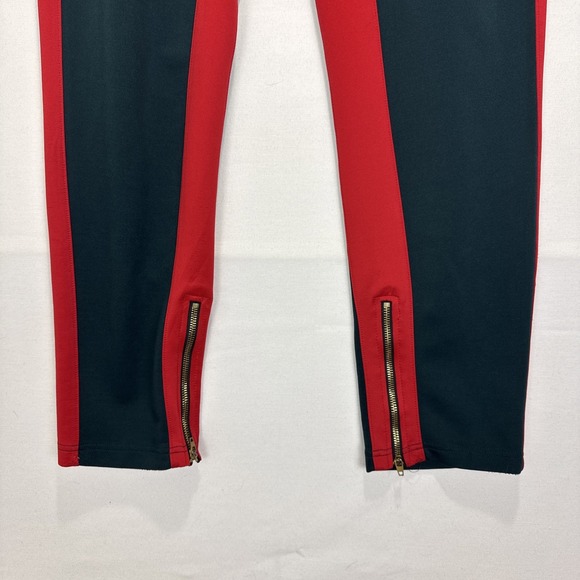 Smoke Rise Joggers Mens Sz 34x32 Lounge Taper Zip Green Red Joggers - Picture 2 of 6
